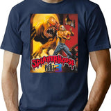 Good Simulation Passionate Video Game Music Fan Splatterhouse Gift For Birthday T-Shirt - Navy