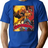 Good Simulation Passionate Video Game Music Fan Splatterhouse Gift For Birthday T-Shirt - Blue