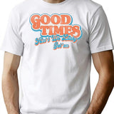Good Times 70S Tv Worn Out T-Shirt for Men & Women, T-Shirts Graphic Tee - White