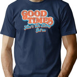 Good Times 70S Tv Worn Out T-Shirt for Men & Women, T-Shirts Graphic Tee - Navy