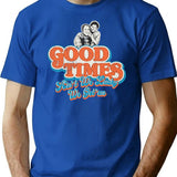 Good Times Ain'T We Lucky We Got'Em Florida James T-Shirt for Men & Women, T-Shirts Graphic Tee - Blue