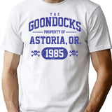 Goondocks - 1985 T-Shirt - Retro Graphic Tee for Men & Women - White