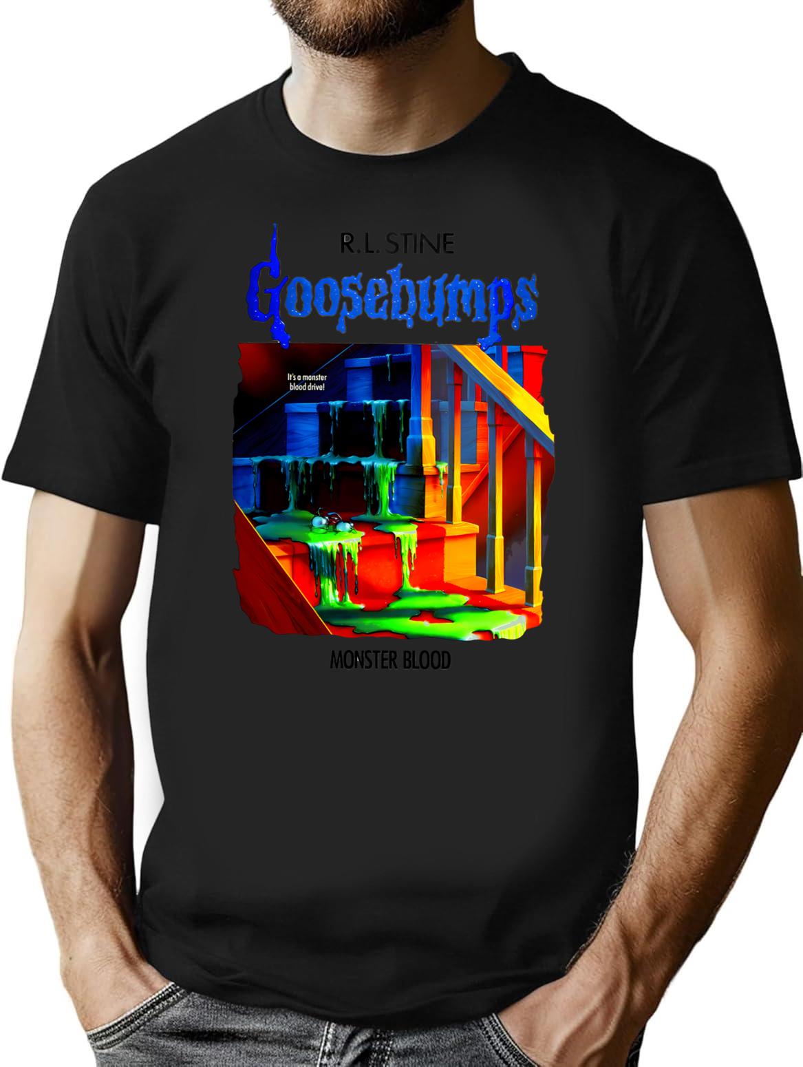 Goosebumps - Monster Blood T-Shirt for Men & Women, T-Shirts Graphic Tee - Black