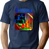 Goosebumps - Monster Blood T-Shirt for Men & Women, T-Shirts Graphic Tee - Navy