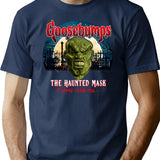 Goosebumps The Haunted Mask T-Shirt for Men & Women, T-Shirts Graphic Tee - Navy