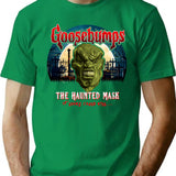 Goosebumps The Haunted Mask T-Shirt for Men & Women, T-Shirts Graphic Tee - Green