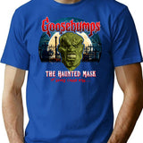 Goosebumps The Haunted Mask T-Shirt for Men & Women, T-Shirts Graphic Tee - Blue