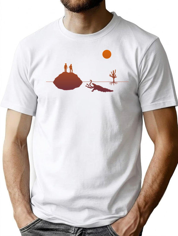 Graboid Country T-Shirt for Men & Women, T-Shirts Graphic Tee - White