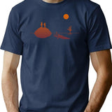 Graboid Country T-Shirt for Men & Women, T-Shirts Graphic Tee - Navy