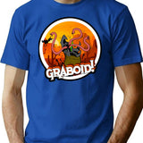 Graboid T-Shirt for Men & Women, T-Shirts Graphic Tee - Blue