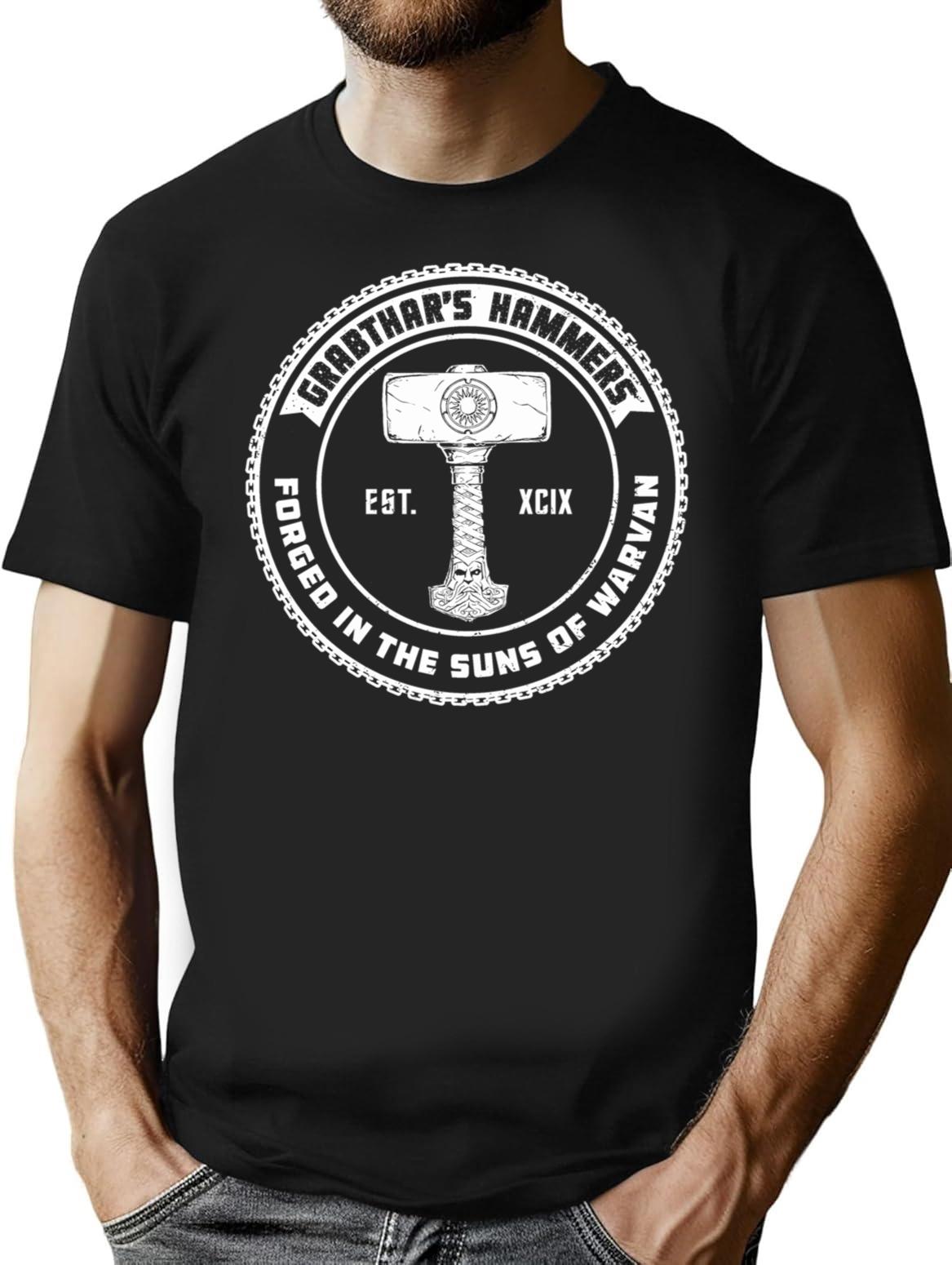 Grabthar's Hammers T-Shirt - Retro Graphic Tee for Men & Women - Black