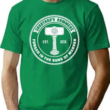 Grabthar's Hammers T-Shirt - Retro Graphic Tee for Men & Women - Green