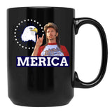 Graphic Joe Dirt 4Th Of July Fans Men Women Black Coffee Mug - Black