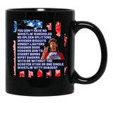 Graphic Joe Dirt 4Th Of July Merica Fans Men Women Black Coffee Mug - Black