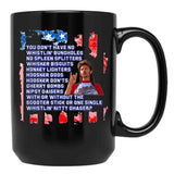 Graphic Joe Dirt 4Th Of July Merica Fans Men Women Black Coffee Mug - Black