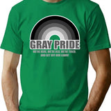 Gray Pride T-Shirt for Men & Women, T-Shirts Graphic Tee - Green