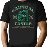 Grayskull Castle Dks Worn T-Shirt for Men & Women, T-Shirts Graphic Tee - Black