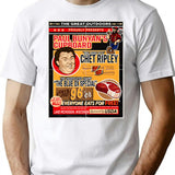Great Outdoors Eating Contest Poster Ad T-Shirt for Men & Women, T-Shirts Graphic Tee - White
