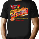 Greetings From Tatooine Dks T-Shirt for Men & Women, T-Shirts Graphic Tee - Black