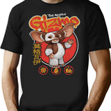 Gremlins Gizmo Worn Dks T-Shirt for Men & Women, T-Shirts Graphic Tee - Black