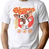 Gremlins Gizmo Worn Dks T-Shirt for Men & Women, T-Shirts Graphic Tee - White