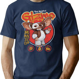 Gremlins Gizmo Worn Dks T-Shirt for Men & Women, T-Shirts Graphic Tee - Navy