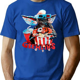 Gremlins T-Shirt for Men & Women, T-Shirts Graphic Tee - Blue