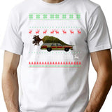 Griswold Christmas 1989 Ugly Sweater T-Shirt for Men & Women, T-Shirts Graphic Tee - White