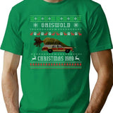 Griswold Christmas 1989 Ugly Sweater T-Shirt for Men & Women, T-Shirts Graphic Tee - Green