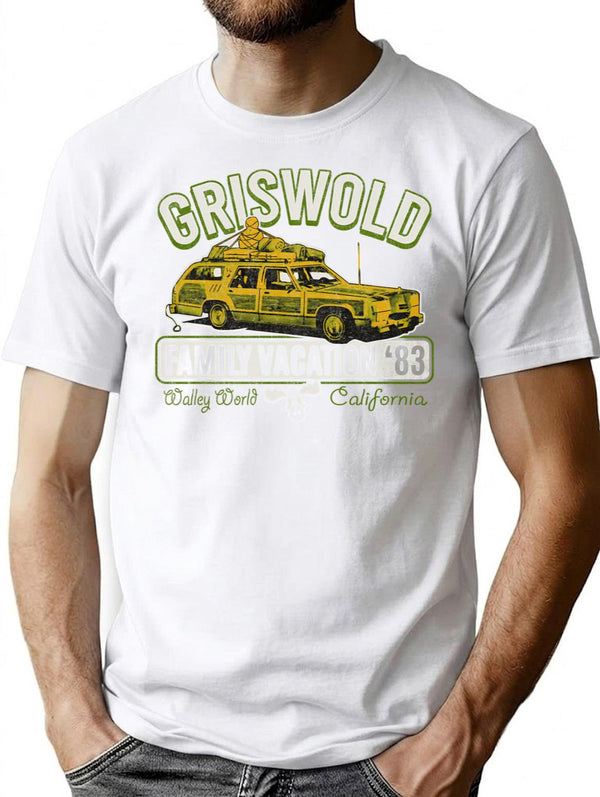 Griswold Family Vacation Dks Worn T-Shirt for Men & Women, T-Shirts Graphic Tee - White