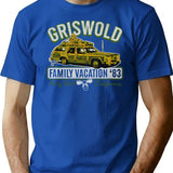 Griswold Family Vacation Dks Worn T-Shirt for Men & Women, T-Shirts Graphic Tee - Blue