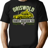 Griswold Family Vacation Worn T-Shirt for Men & Women, T-Shirts Graphic Tee - Black