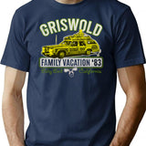 Griswold Family Vacation Worn T-Shirt for Men & Women, T-Shirts Graphic Tee - Navy