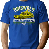 Griswold Family Vacation Worn T-Shirt for Men & Women, T-Shirts Graphic Tee - Blue