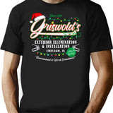 Griswold Illumination Christmas Vacation '89 Dks T-Shirt for Men & Women, T-Shirts Graphic Tee - Black