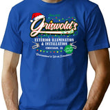 Griswold Illumination Christmas Vacation '89 Dks T-Shirt for Men & Women, T-Shirts Graphic Tee - Blue