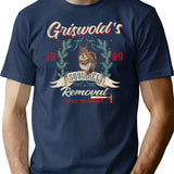 Griswold Squirrel Removal Pt 2 Worn Dks T-Shirt for Men & Women, T-Shirts Graphic Tee - Navy