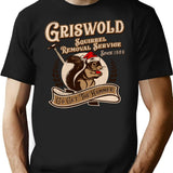 Griswold Squirrel Removal Service T-Shirt for Men & Women, T-Shirts Graphic Tee - Black