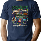 Griswold'S Compilation Christmas Vacation '89 Dks T-Shirt for Men & Women, T-Shirts Graphic Tee - Navy
