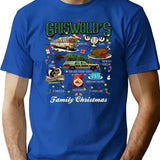 Griswold'S Compilation Christmas Vacation '89 Dks T-Shirt for Men & Women, T-Shirts Graphic Tee - Blue