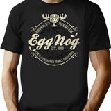 Griswold'S Premium Eggnog Christmas Vacation '89 Worn T-Shirt for Men & Women, T-Shirts Graphic Tee - Black