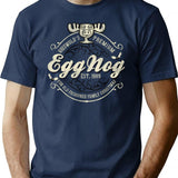 Griswold'S Premium Eggnog Christmas Vacation '89 Worn T-Shirt for Men & Women, T-Shirts Graphic Tee - Navy