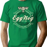 Griswold'S Premium Eggnog Christmas Vacation '89 Worn T-Shirt for Men & Women, T-Shirts Graphic Tee - Green