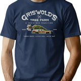 Griswold'S Tree Farm Dks T-Shirt for Men & Women, T-Shirts Graphic Tee - Navy