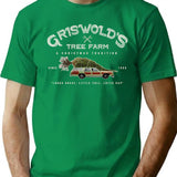 Griswold'S Tree Farm Dks T-Shirt for Men & Women, T-Shirts Graphic Tee - Green
