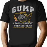 Gump Cc Running Team T-Shirt for Men & Women, T-Shirts Graphic Tee - Black