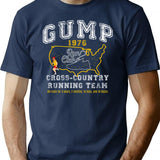 Gump Cc Running Team T-Shirt for Men & Women, T-Shirts Graphic Tee - Navy