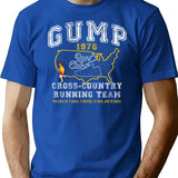 Gump Cc Running Team T-Shirt for Men & Women, T-Shirts Graphic Tee - Blue