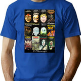 H P Lovecraft Covers T-Shirt for Men & Women, T-Shirts Graphic Tee - Blue