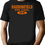 Haddonfield High School T-Shirt for Men & Women, T-Shirts Graphic Tee - Black